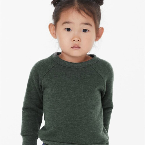 Toddler Sponge Fleece Raglan Crewneck Sweatshirt Thumbnail