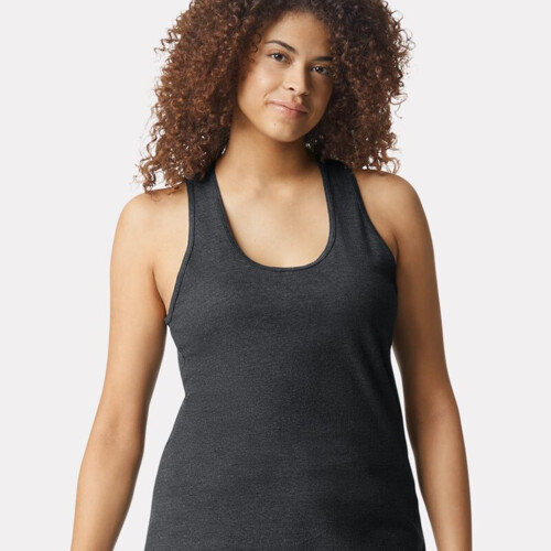 Women's Softstyle® CVC Racerback Tank Top Thumbnail