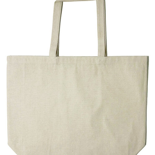 Jumbo Recycled Midweight Gusseted Canvas Tote Thumbnail