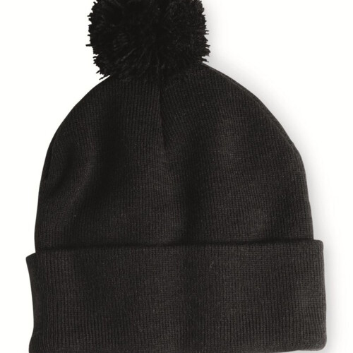 12" Pom-Pom Cuffed Beanie Thumbnail
