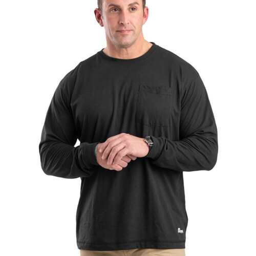Men's Tall Performance Long Sleeve Pocket T-Shirt Thumbnail