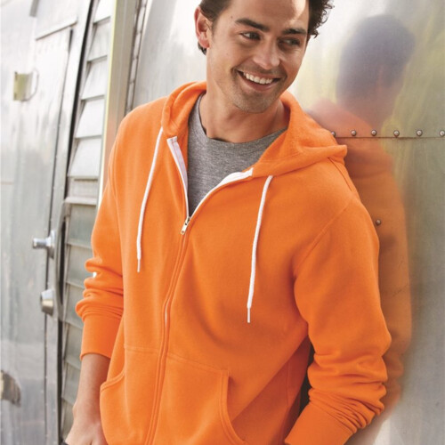 Unisex Lightweight Full-Zip Hooded Sweatshirt Thumbnail