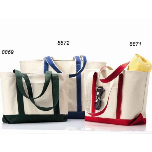 Windward Large Cotton Canvas Classic Resort Tote Thumbnail