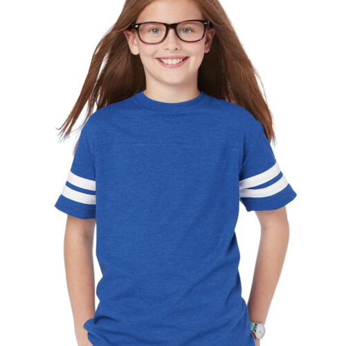 Youth Football Fine Jersey Tee Thumbnail