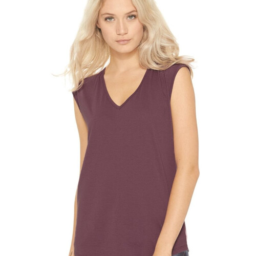 Women's Festival Sleeveless Deep V-Neck Tee Thumbnail