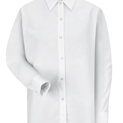 Women's Long Sleeve Specialized Pocketless Poplin Work Shirt Thumbnail