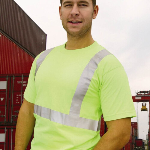 Unisex USA-Made 50/50 High Visibility T-Shirt Thumbnail