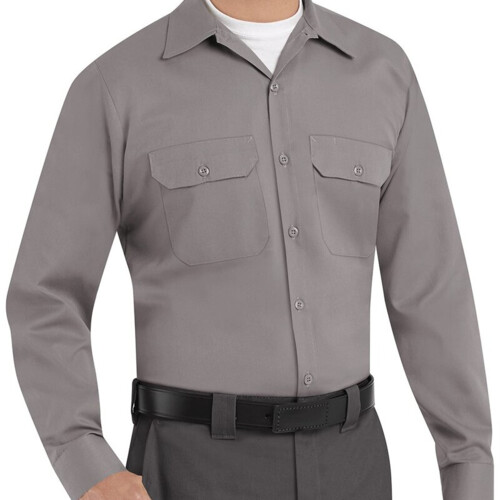 Men's Tall Utility Long Sleeve Work Shirt Thumbnail