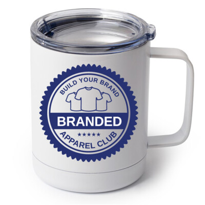 10oz Stainless Steel Coffee Mug Thumbnail